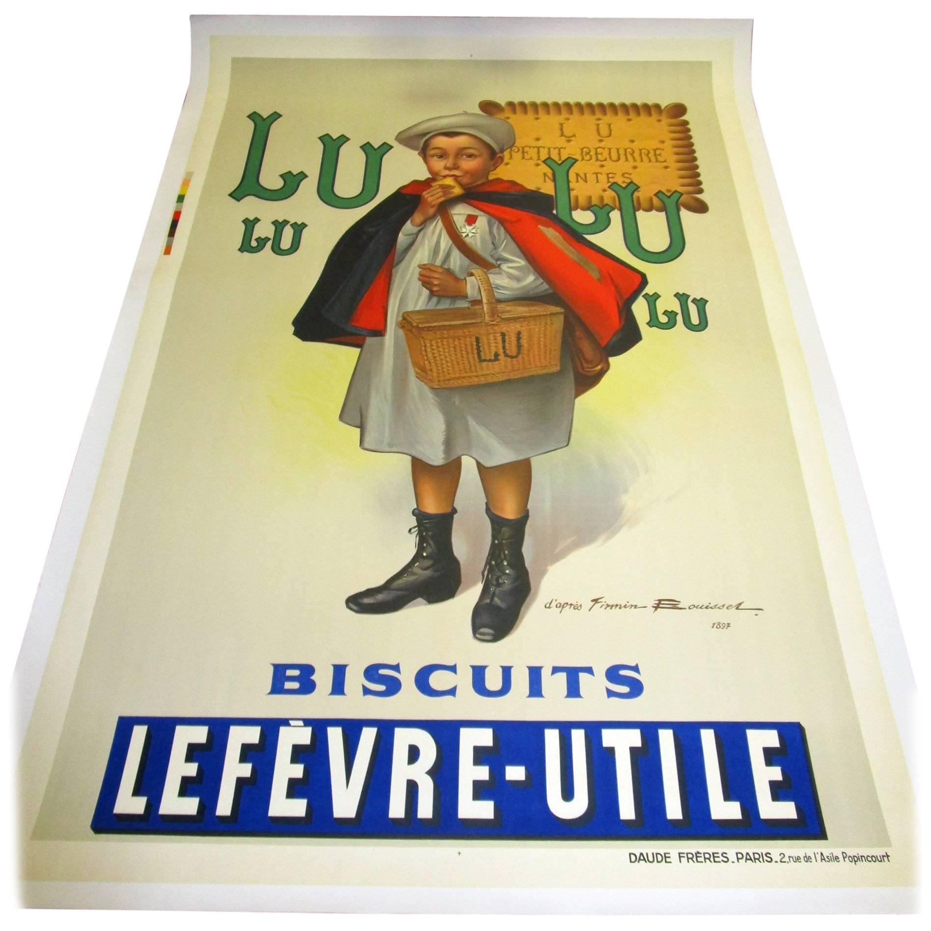 Lu Biscuit Framed Poster after Firmin Bouisset