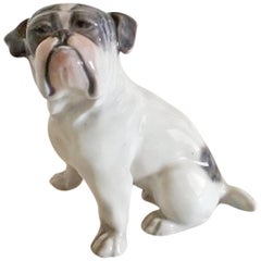 Antique Royal Copenhagen Figurine English Bulldog #1452/2802