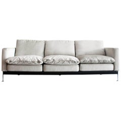 Haussmann for De Sede Sofa in Newly Upholstered Mohair Fabric