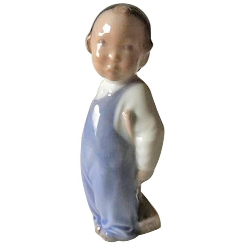 Royal Copenhagen Figurine Boy with Broom #3250 For Sale