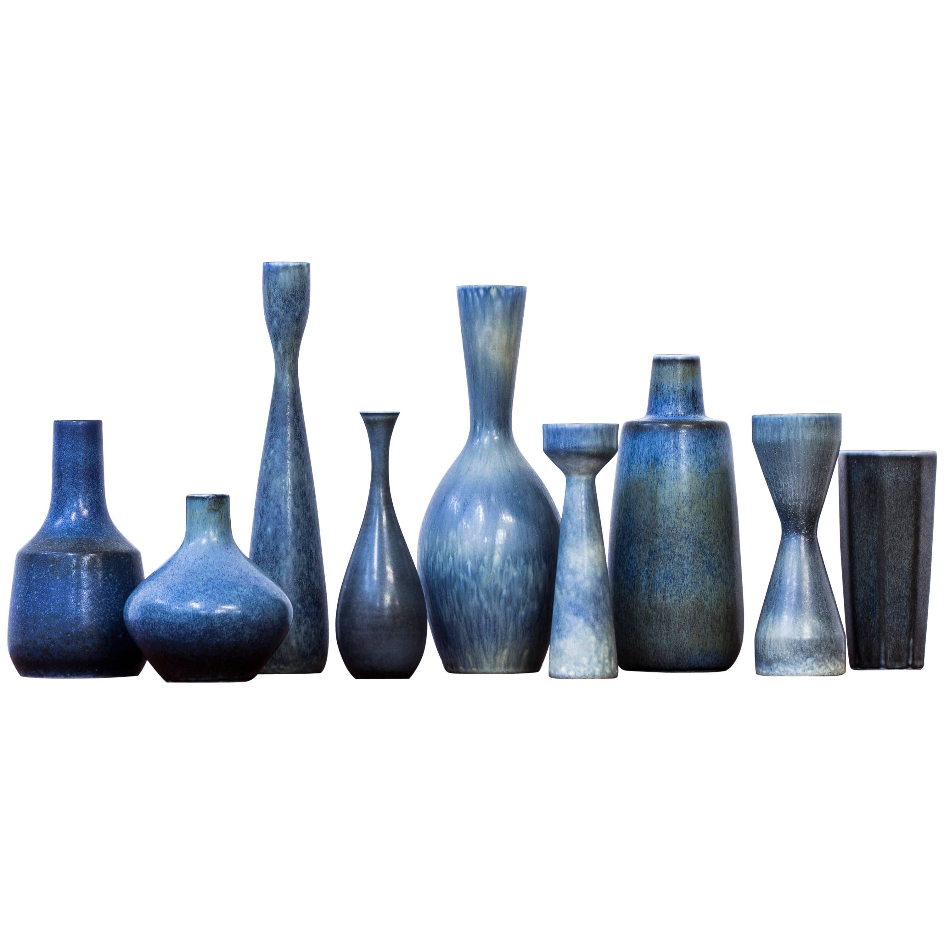 Collection of Vases by Carl Harry Stålhane for Rörstrand, Sweden, 1950s