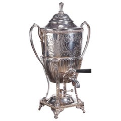 Outstanding Antique Silver Plated Samovar