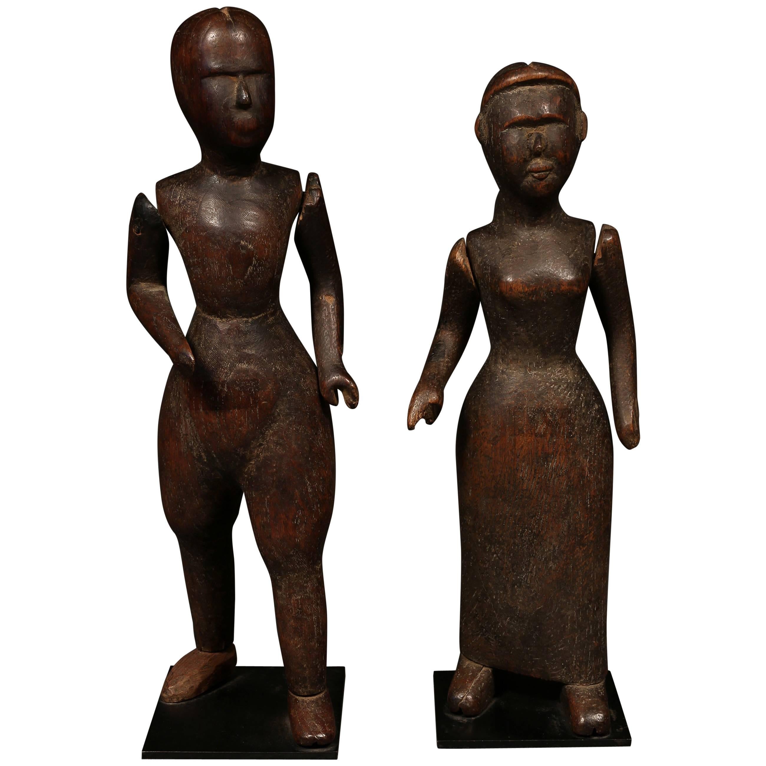 Puppet Doll Molds from Burma, Early 20th Century For Sale