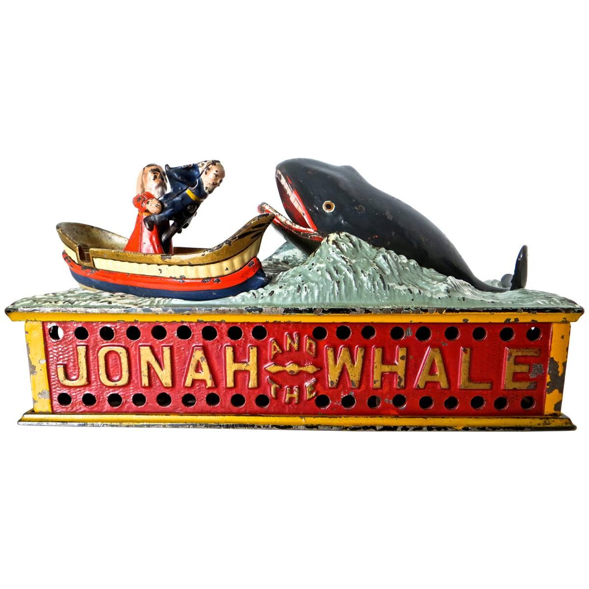 Mechanical Bank "Jonah and The Whale", American, circa 1890