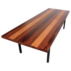 Directional Mixed-Wood Dining Table by Milo Baughman