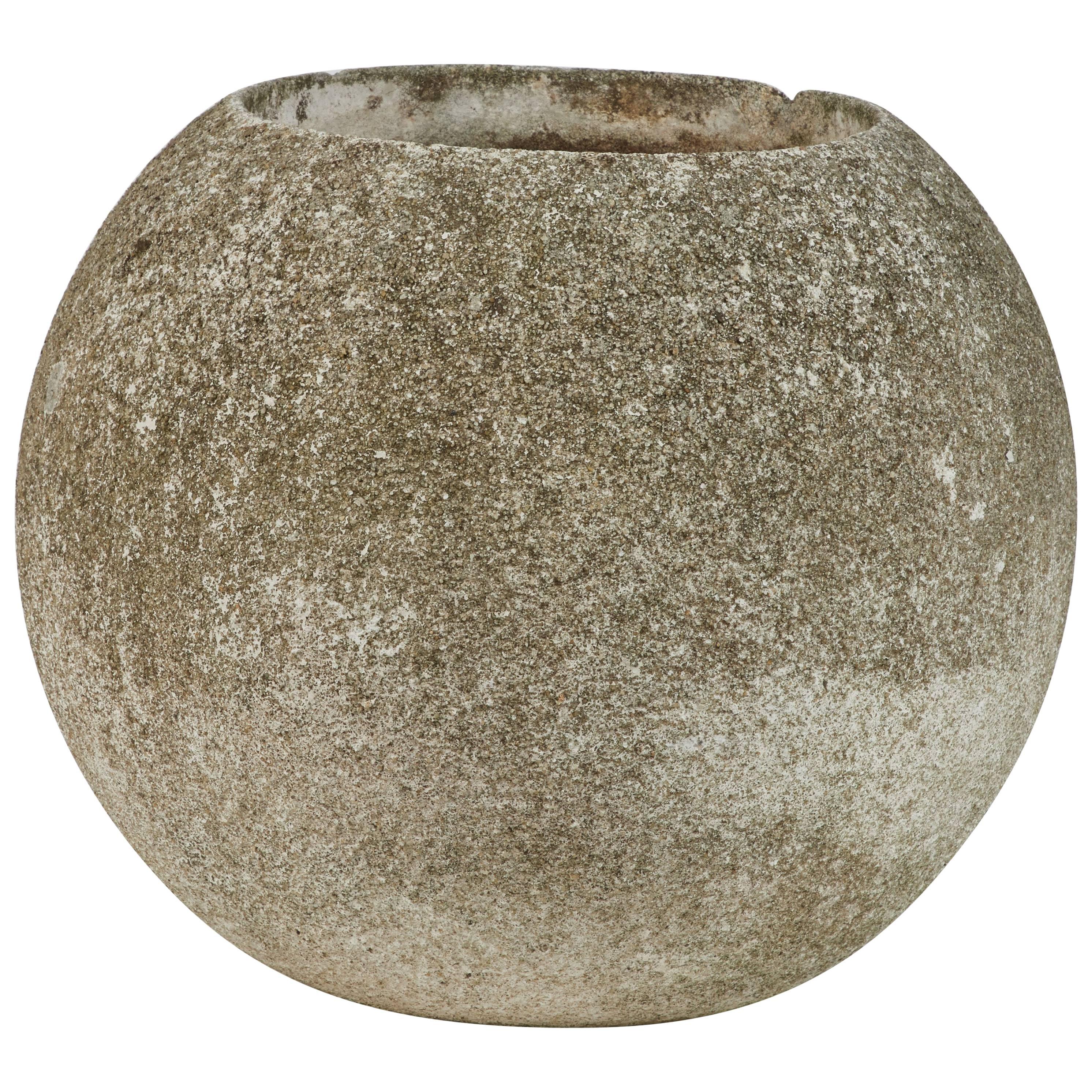 Concrete Round Urn