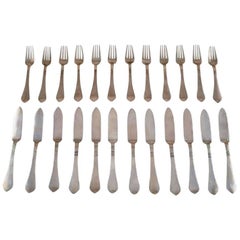 I. Eleonora Møller, Copenhagen Complete 12 Persons Fish Service
