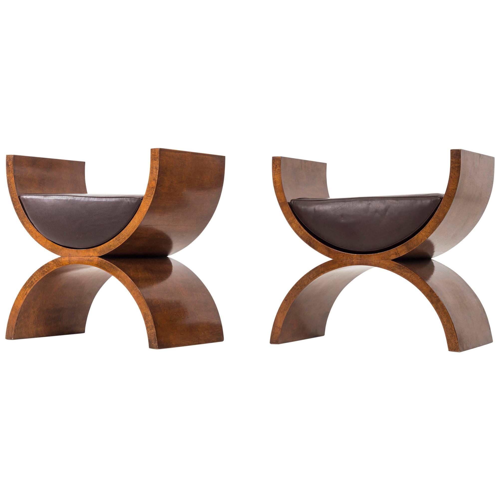 Jay Spectre "Curule" Benches