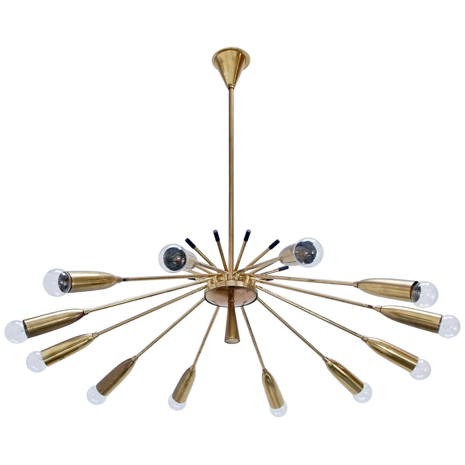 Twelve-Arm Modernist Chandelier