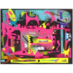 Contemporary Abstract Mixed-Media Painting by Miami Artist Gustavo Oviedo