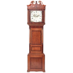 Antique Oak 8 Day Longcase Clock