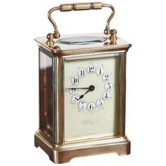 Antique Brass French Carriage Clock