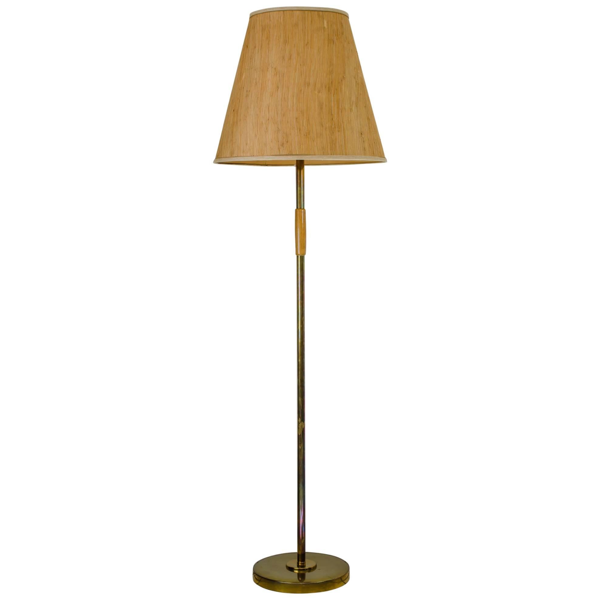 Floor Lamp by J.T. Kalmar in the 1950s Design is Attributed to Josef Frank