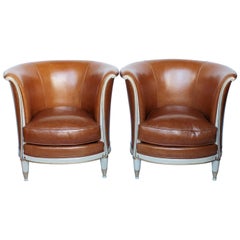 Pair of Art Deco Tub Chairs