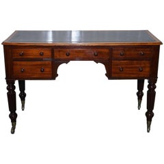 Stunning in the Manner of Gillows Period Victorian Mahogany Writing Desk, 1860