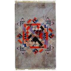 Handmade Vintage Tibetan Khaden Modern Rug, 1980s, 1C574