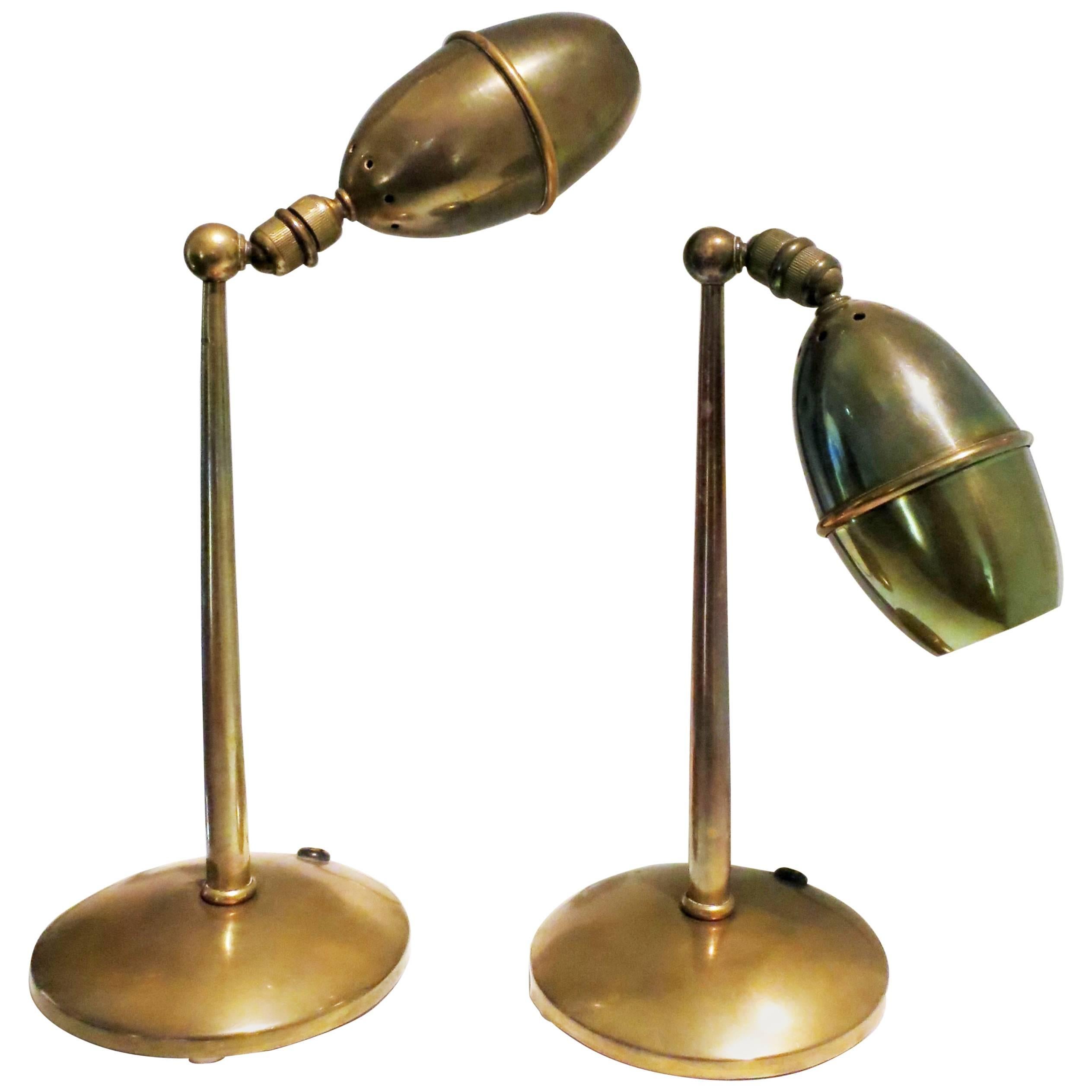 Pair of Table Lamps Oscar Torlasco Style, 1950s For Sale