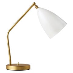 Greta Magnusson Grossman 'Grasshopper' Table Lamp in Glossy White for GUBI