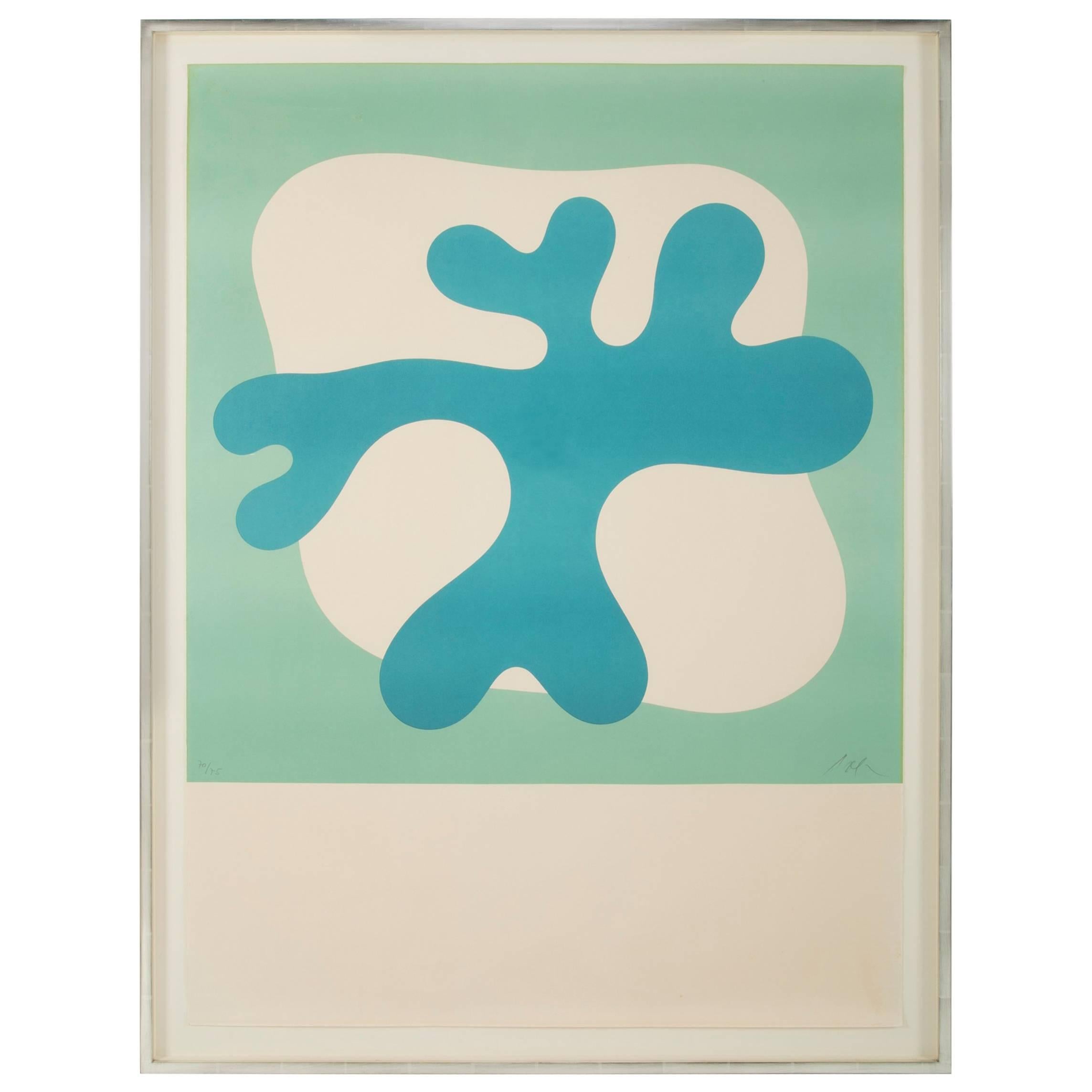 Large Lithograph by Jean Arp Signed and Numbered
