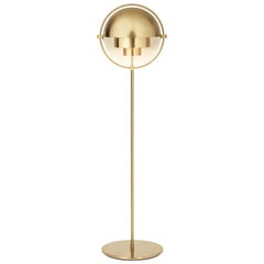 Louis Weisdorf 'Multi-Lite' Floor Lamp in Brass