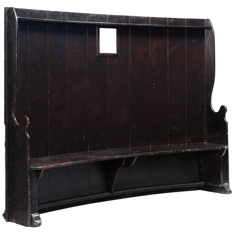 Massive Elm And Pine Tavern Settle England Circa 1800 For Sale