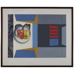 Abstract Still Life with Peppers by David Segel