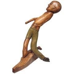 Slavery Emancipation Wood Figure