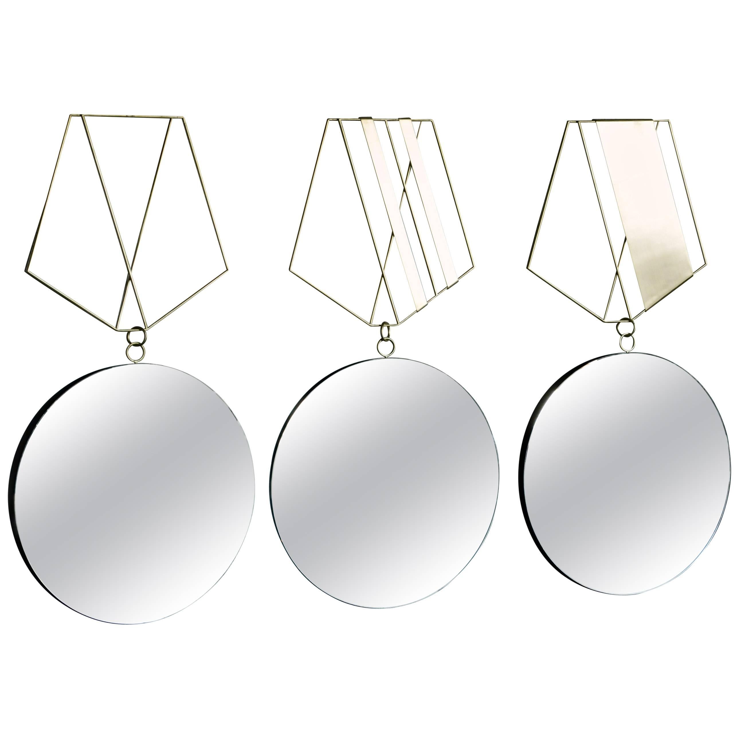 Medallion Brass Mirrors, Rooms