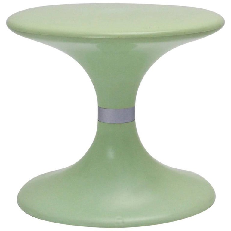 Mid Century Modern Green Plastic Stool Carrara Matta Torino, Italy, circa  1970 For Sale at 1stDibs | modern plastic stool