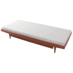 Teak Scandinavian Daybed with Drawers, 1960s