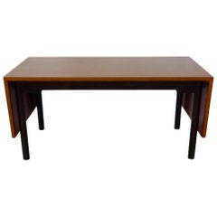 Edward Wormley for Dunbar Drop Leaf Dining Table Desk or Conference Table