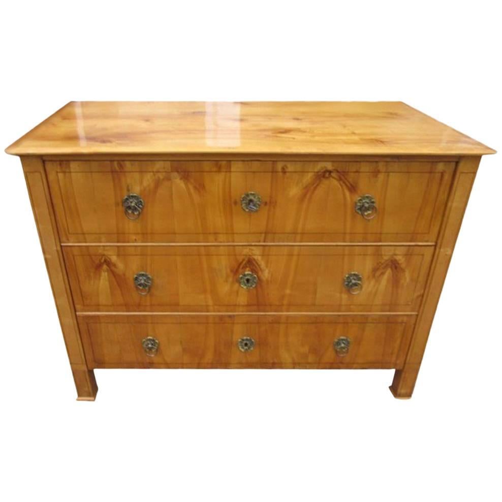 1830s Large Biedermeier Commode For Sale