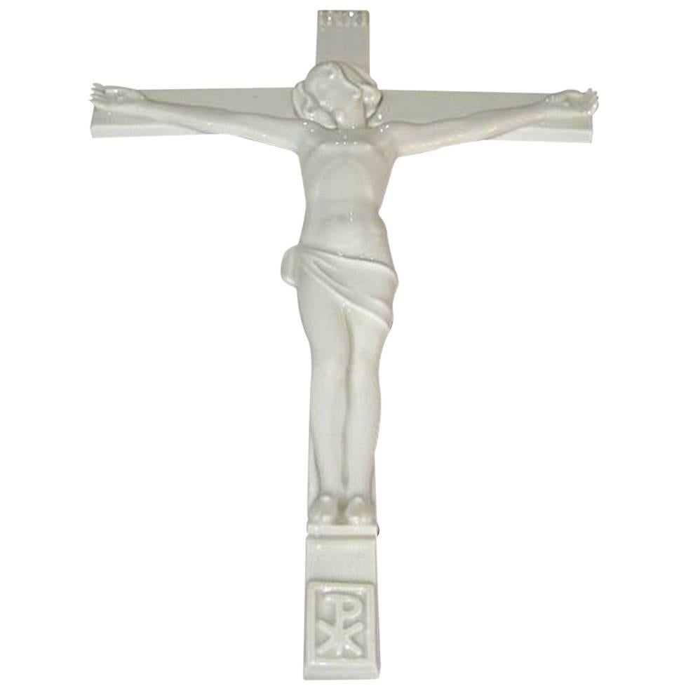 Royal Copenhagen Porcelain Crucifix by Arno Malinowski #12428