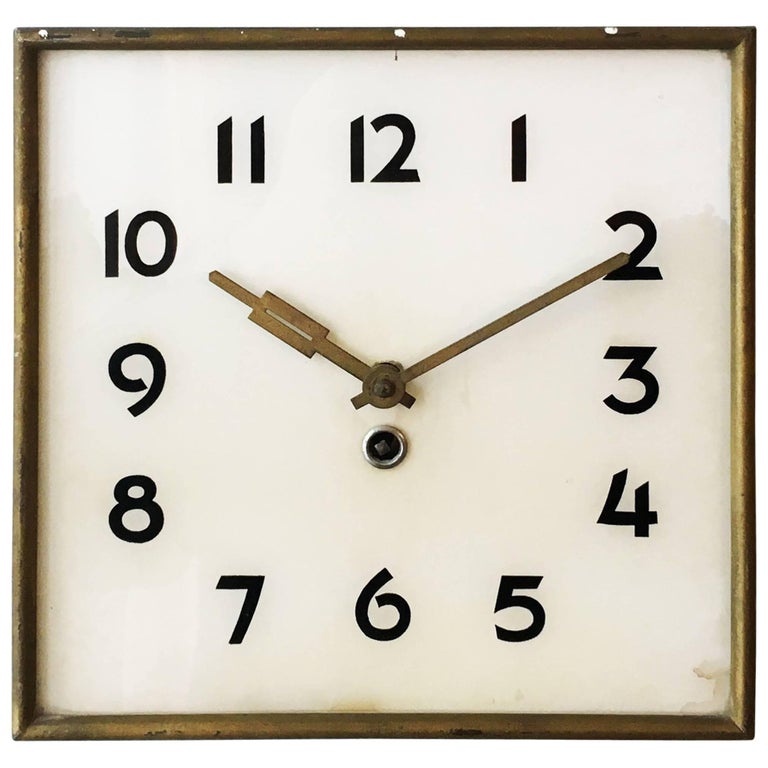 Art Deco Wall Clock by Kienzle at 1stDibs