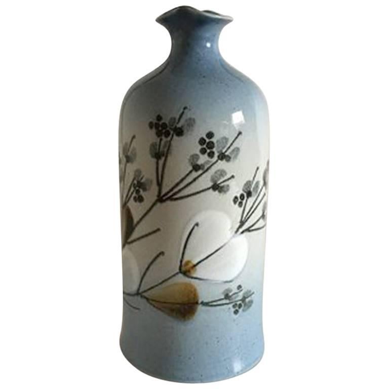 Royal Copenhagen Earthenware Vase #967/3846 For Sale