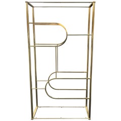 Design Institute of America Brass Etagere