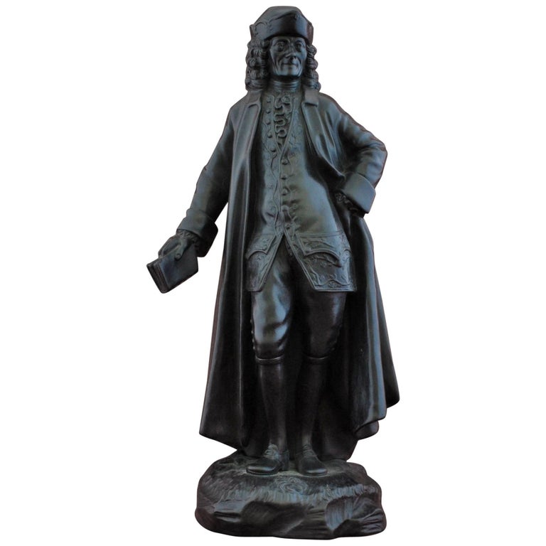 Basalt Figure Voltaire Wedgwood Circa 1820 For Sale At 1stdibs