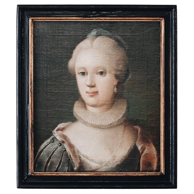 18th Century Portrait For Sale