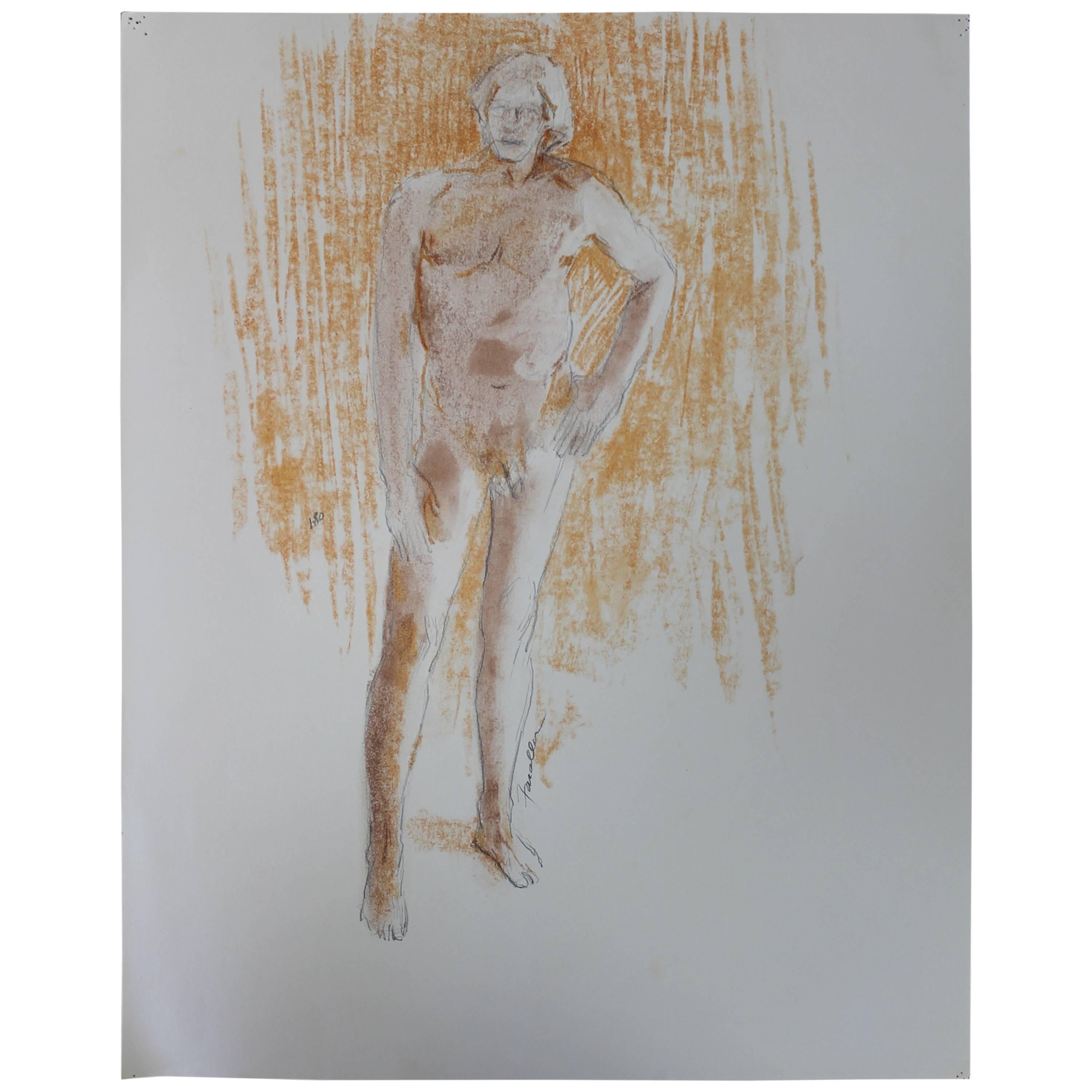 Faralla Nude Drawing, 1980
