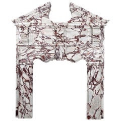 Ryan & Smith Pearce Breccia Viola Marble Mantelpiece