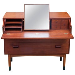 Vintage Borge Mogensen Teak Vanity Dresser