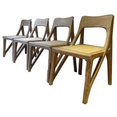 Liberty Arts & Crafts Nouveau Richard Riemerschmid Limed Oak Chairs