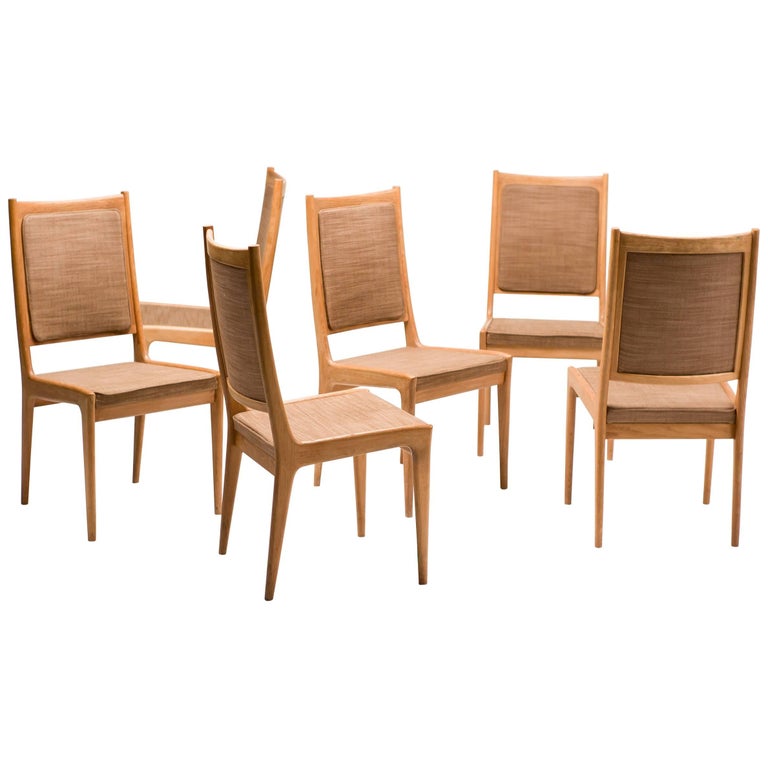 Set of Six Scandinavian Dining Chairs by Karl Erik Ekselius for JOC For