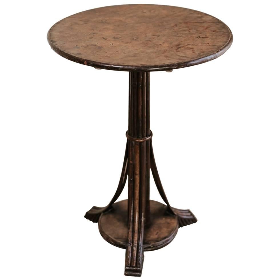 19th Century Burr Walnut and Twig Table