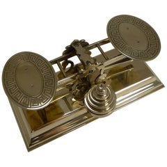 Antique English Postal/Letter Scales by Sampson Mordan, circa 1880