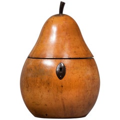 Antique Pear Fruit Tea Caddy