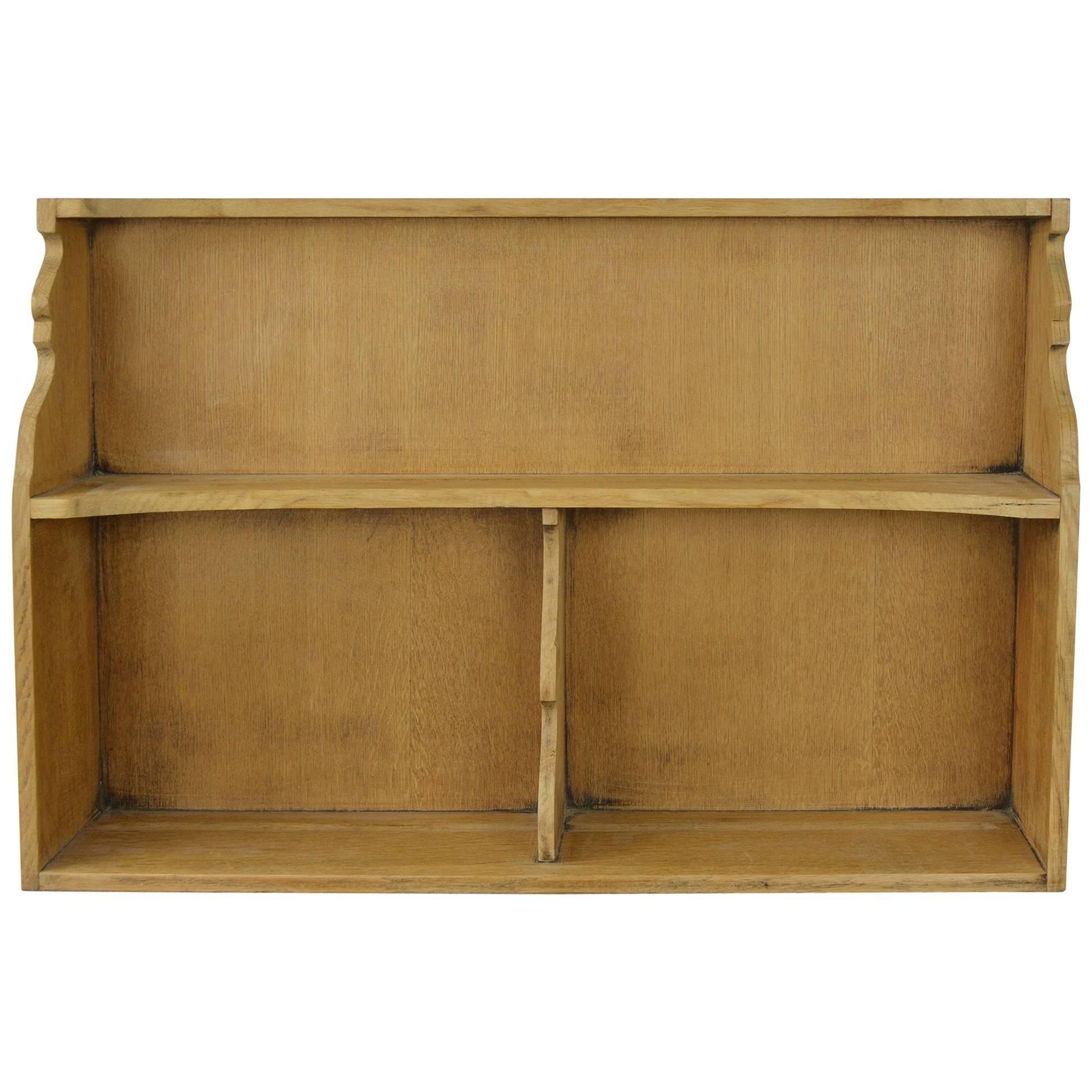Vintage Oak Wall Cabinet, English, Midcentury