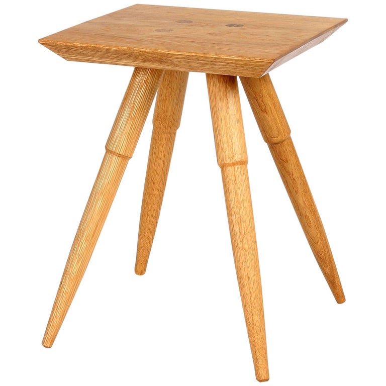 Rockport Side Table, MidcenturyInspired Hardwood, CustomMade by