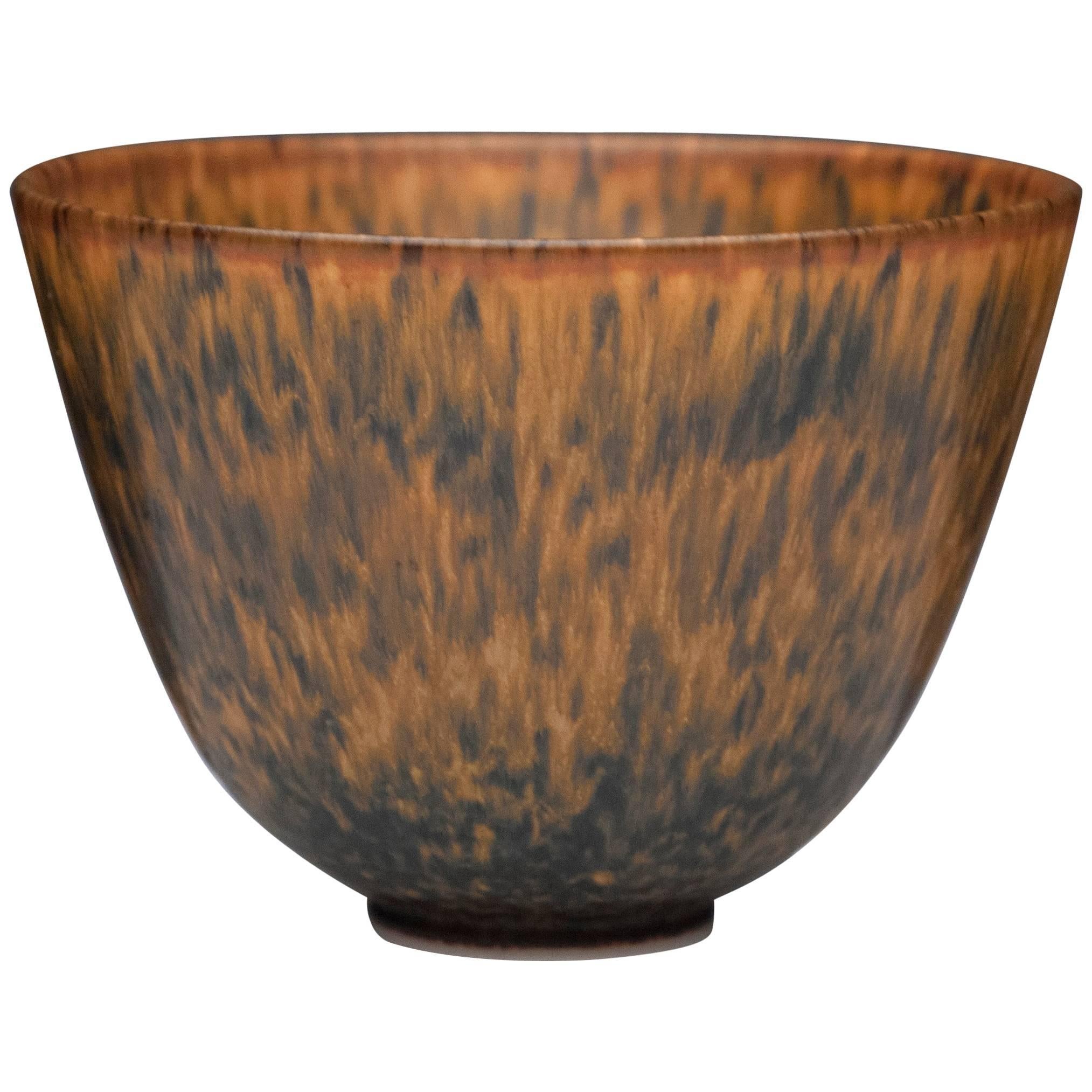 Gunnar Nylund Ceramic Haresfur Bowl Rorstrand
