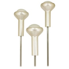 Set of Three Floor Lamps, Model 1073, Designed by Gino Sarfatti for Arteluce